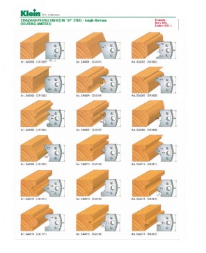 Ограничитель стальной SP 40x4 KLEIN SA1078 Ножи